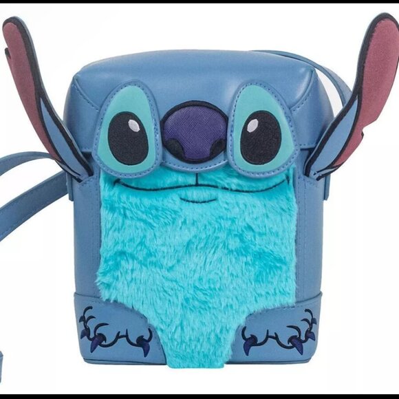 Danielle Nicole Disney Stitch Face Crossbody - Picture 1 of 5
